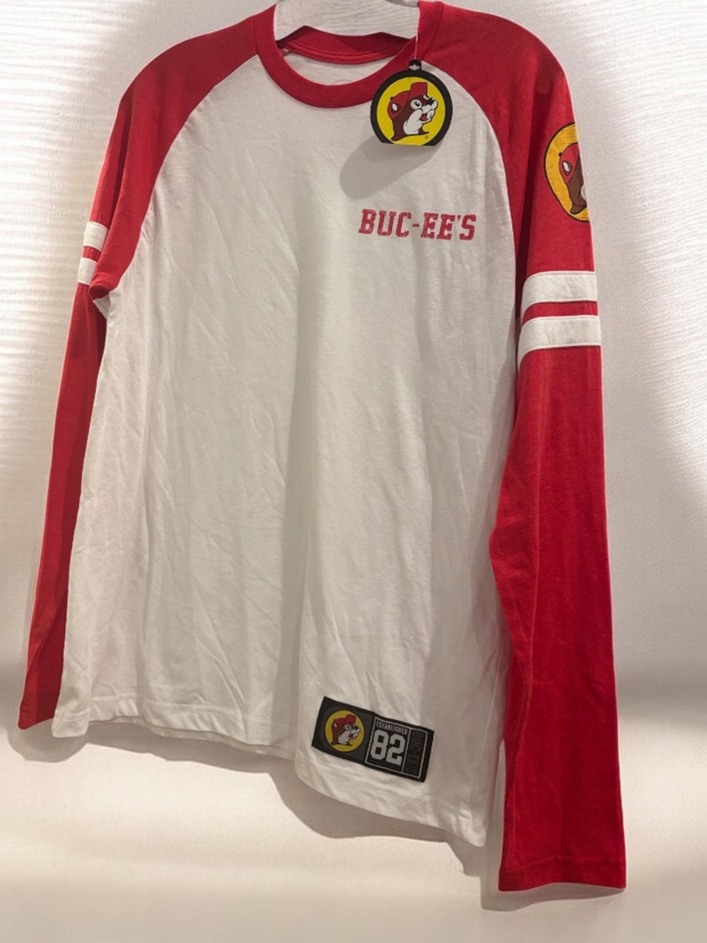 Buc-ee’s Raglan Baseball Tee Shirt -New unisex